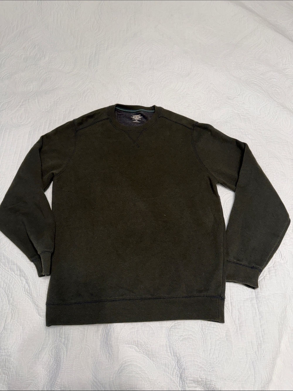 G.H. Bass & Co. Olive Crewneck Sweatshirt